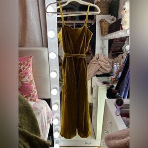 J. Crew 365 Marseille crushed velvet jumpsuit